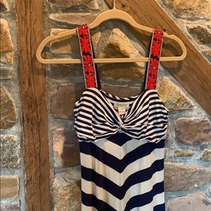 Lucky Brand Striped Maxi Dress